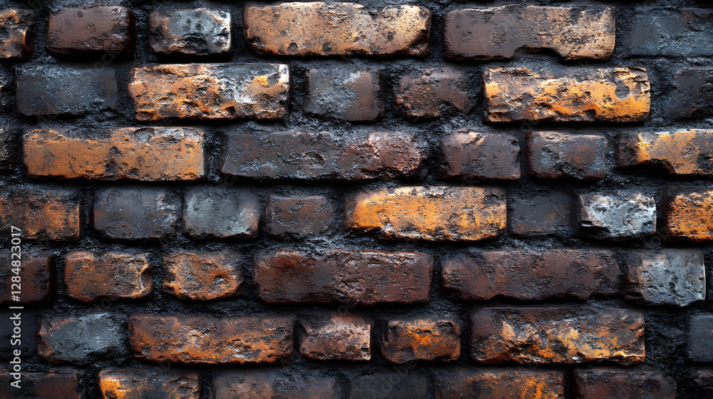 Grunge Brick Wall Texture - Rustic Red, Brown, Grey Background
Grunge Brick Wall Texture - Rustic Red, Brown, Grey Background