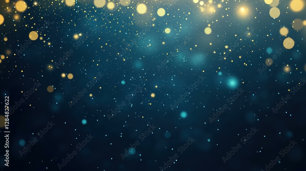 Celebrate in style with a vibrant abstract background, featuring shimmering gold glitters for your special events. Celebrate in style with a vibrant abstract background, featuring shimmering gold glitters for your special events.