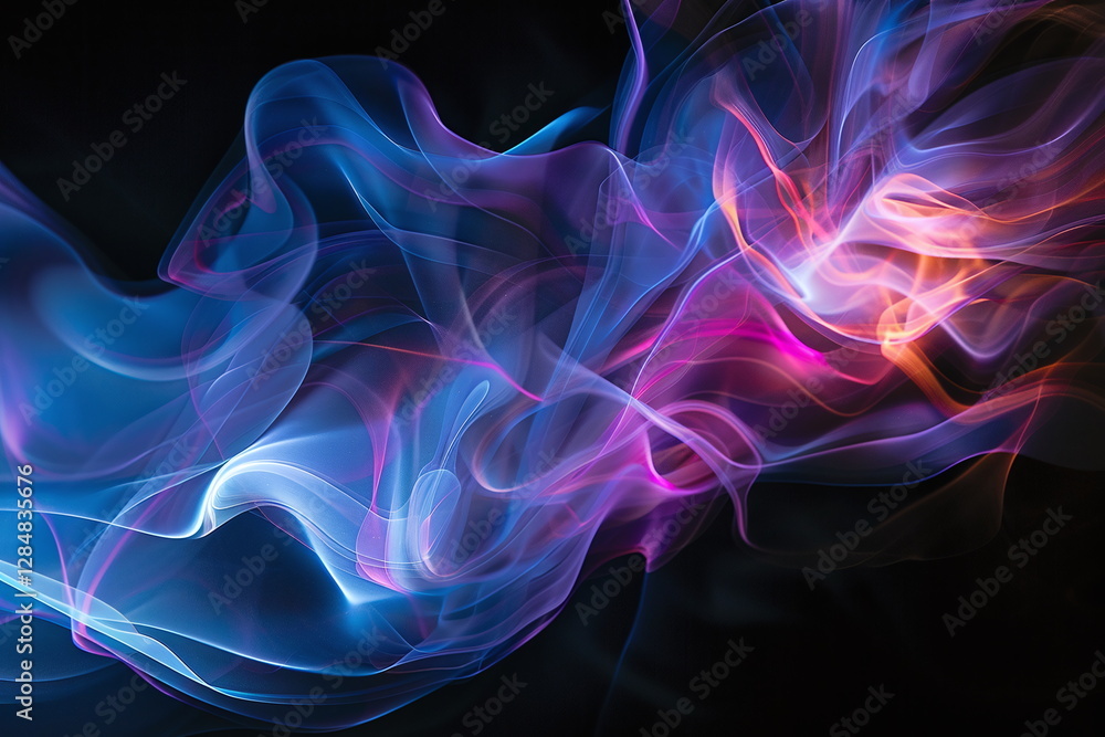 Fototapeta premium abstract background with colored smoke