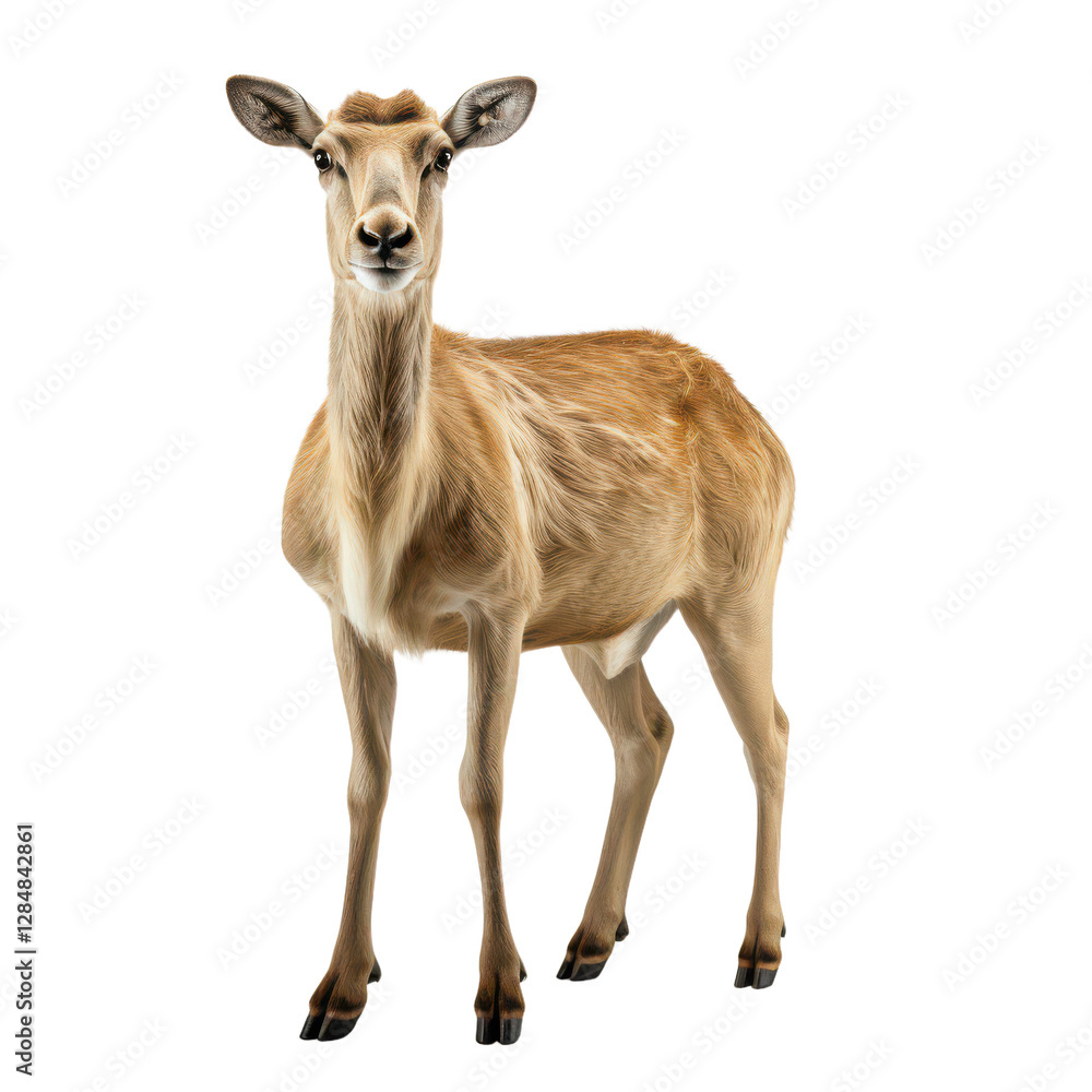 female roe deer isolated on transparent background,PNG female roe deer isolated on transparent background,PNG