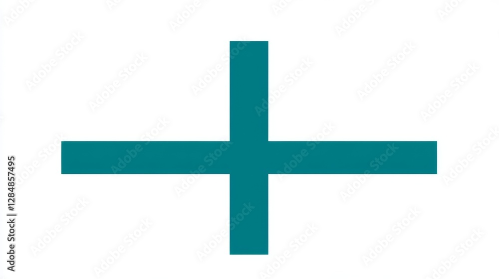 Obraz premium A medical cross intertwined with a heartbeat line and adorned with a small heart icon. The design incorporates elements of health and vitality, featuring basic green and black lines