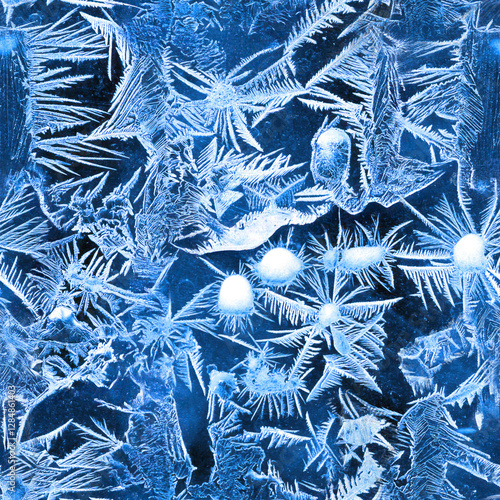 Seamless frost patten