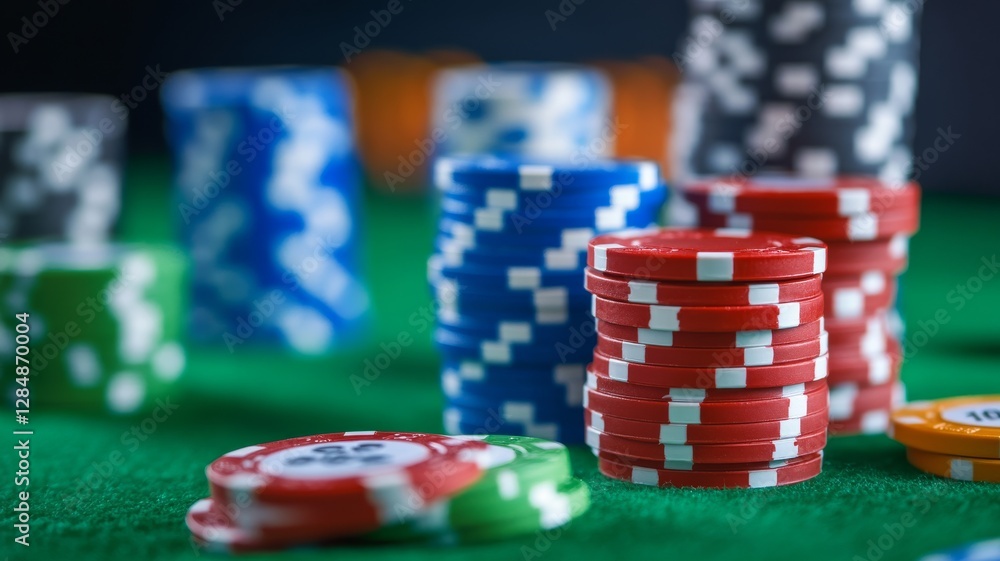 Chips, casino, gambling. Generative AI Chips, casino, gambling. Generative AI