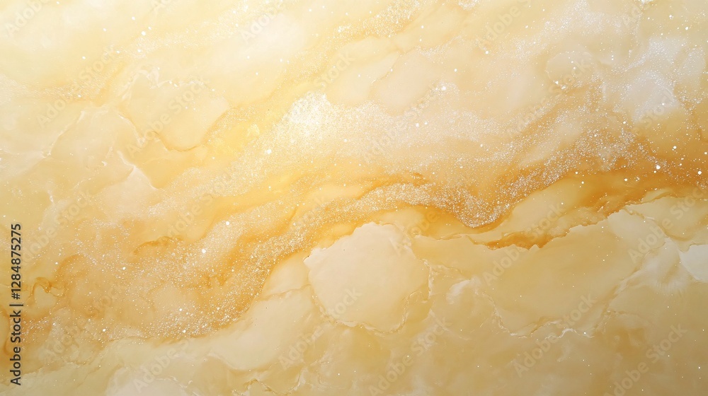 Gradient from soft golden yellow to pale cream with light sparkles reflecting off the surface. Gradient from soft golden yellow to pale cream with light sparkles reflecting off the surface.