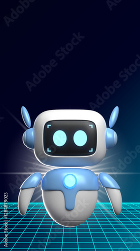 Modern cute robot