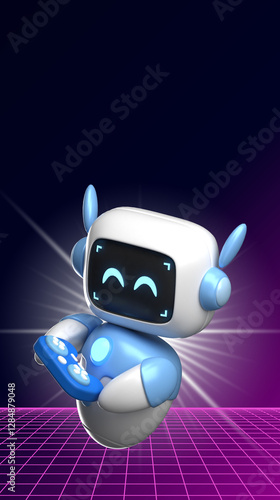 Modern cute robot