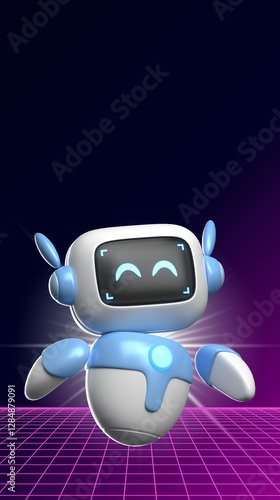 Modern cute robot