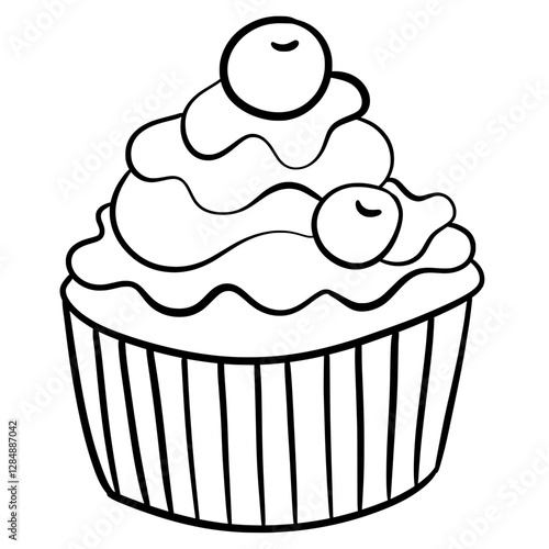 cupcake with cherry