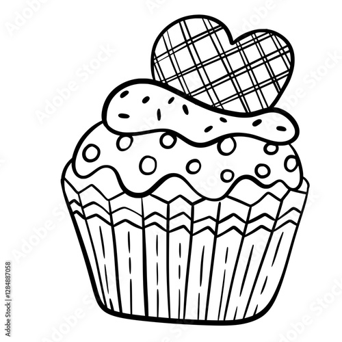 Cupcake craeam outlines
