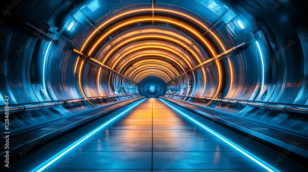 A futuristic illuminated spaceship corridor featuring vibrant glowing lights. The sleek design symbolizes advanced technology, exploration, and the journey into uncharted realms of space.
A futuristic illuminated spaceship corridor featuring vibrant glowing lights. The sleek design symbolizes advanced technology, exploration, and the journey into uncharted realms of space.