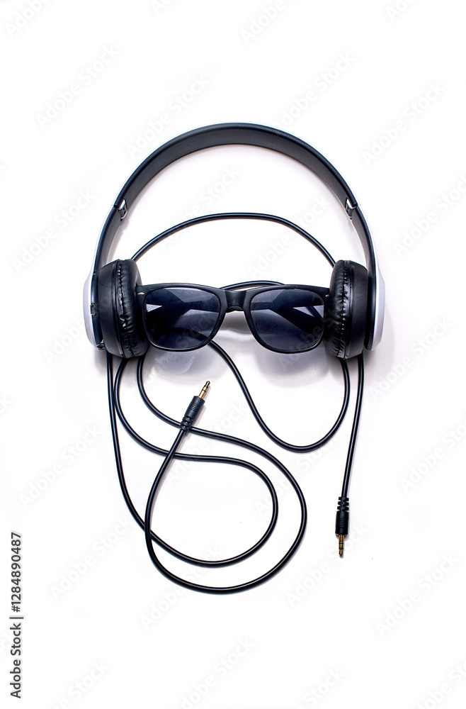 Modern headphones with advanced sound technology, featuring sleek design and high-quality audio performance, isolated on a neutral background. Modern headphones with advanced sound technology, featuring sleek design and high-quality audio performance, isolated on a neutral background.