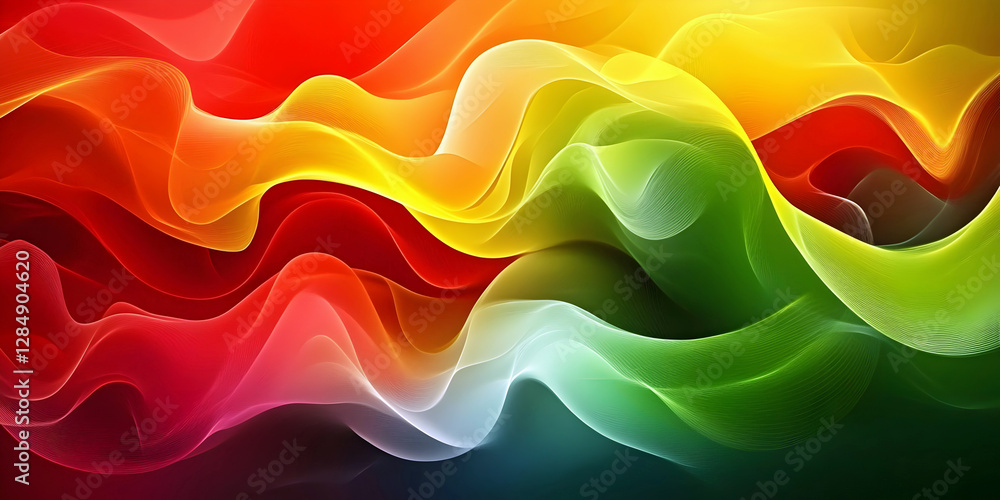 Colorful Abstract Waves, ai generated. Colorful Abstract Waves, ai generated.