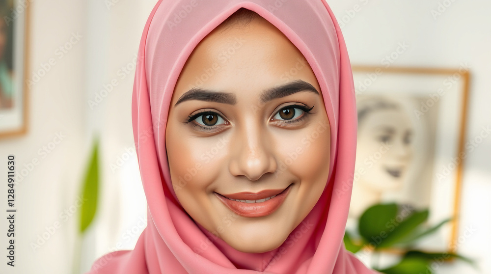 a pair of over-ear headphones in a monochromatic pink color scheme, set against a matching pink background a pair of over-ear headphones in a monochromatic pink color scheme, set against a matching pink background