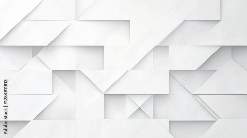 Abstract White Geometric Pattern, Triangles,Shapes Geometric design, Abstract background Abstract White Geometric Pattern, Triangles,Shapes Geometric design, Abstract background