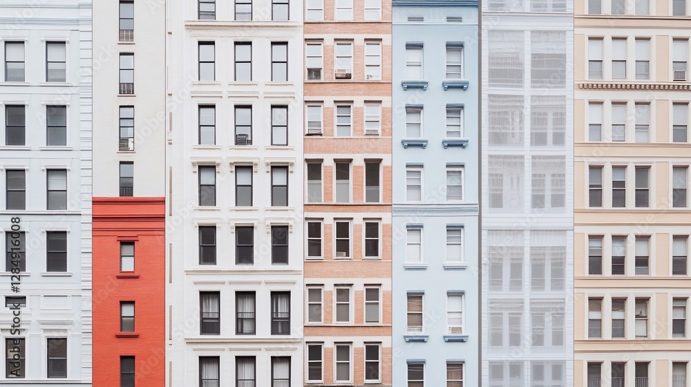 Facade Variety: A Colorful Collection of Urban Building Exteriors Facade Variety: A Colorful Collection of Urban Building Exteriors