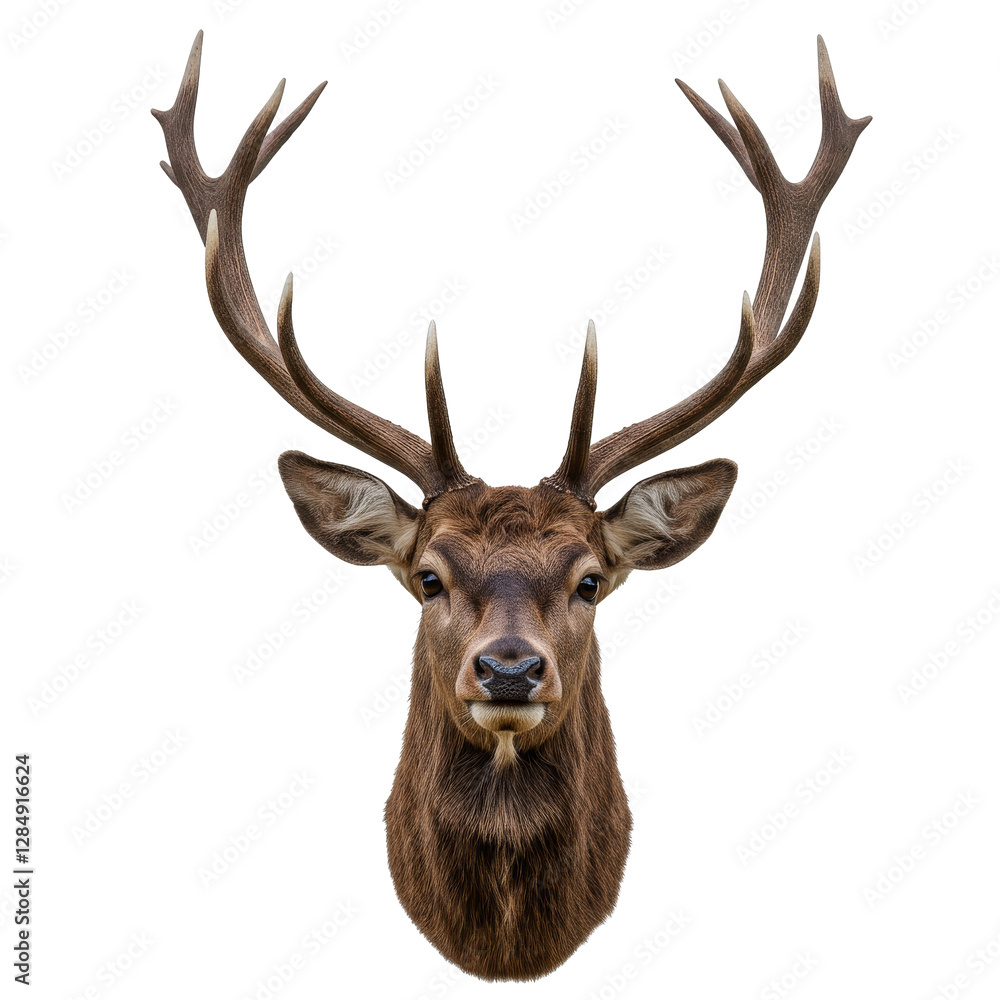 deer head, PNG, deer head with antler, Cutout deer head, PNG, deer head with antler, Cutout