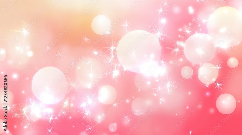 Elegant soft-focus bright pink lights forming a glowing bokeh background Elegant soft-focus bright pink lights forming a glowing bokeh background