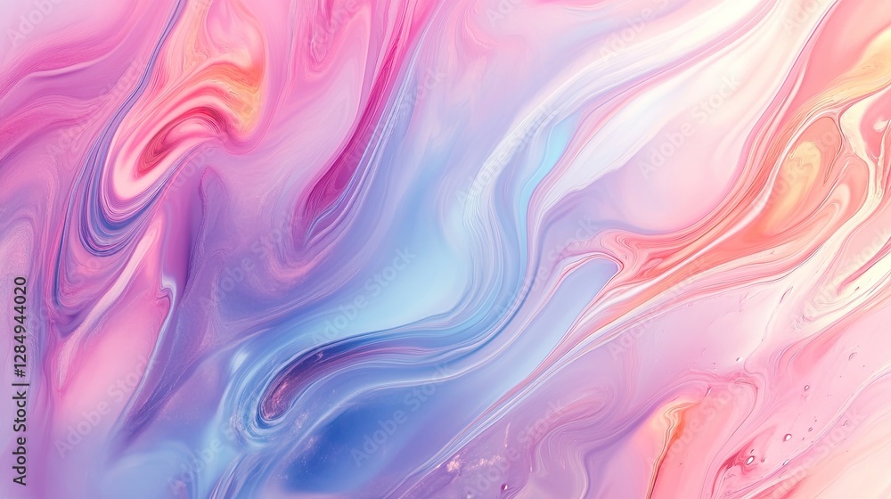 Abstract pastel-colored marbled background with soft flowing patterns Abstract pastel-colored marbled background with soft flowing patterns
