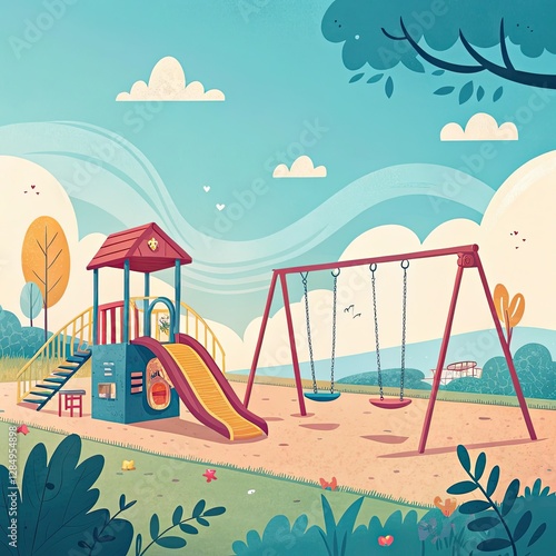 children on the playground