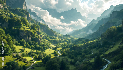 Wallpaper Mural a high-resolution photograph of the natural landscape Torontodigital.ca