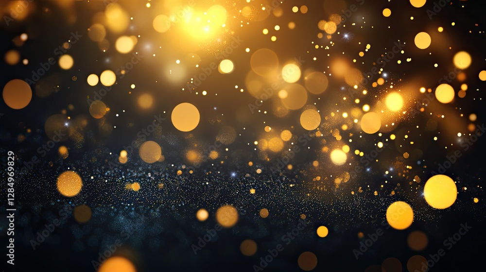 Elegant dark background with gold accents and subtle glowing lights. Elegant dark background with gold accents and subtle glowing lights.