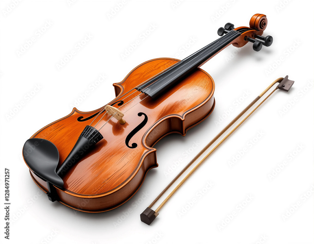 Fototapeta premium Timeless Strings: The Elegance and Passion of the Violin