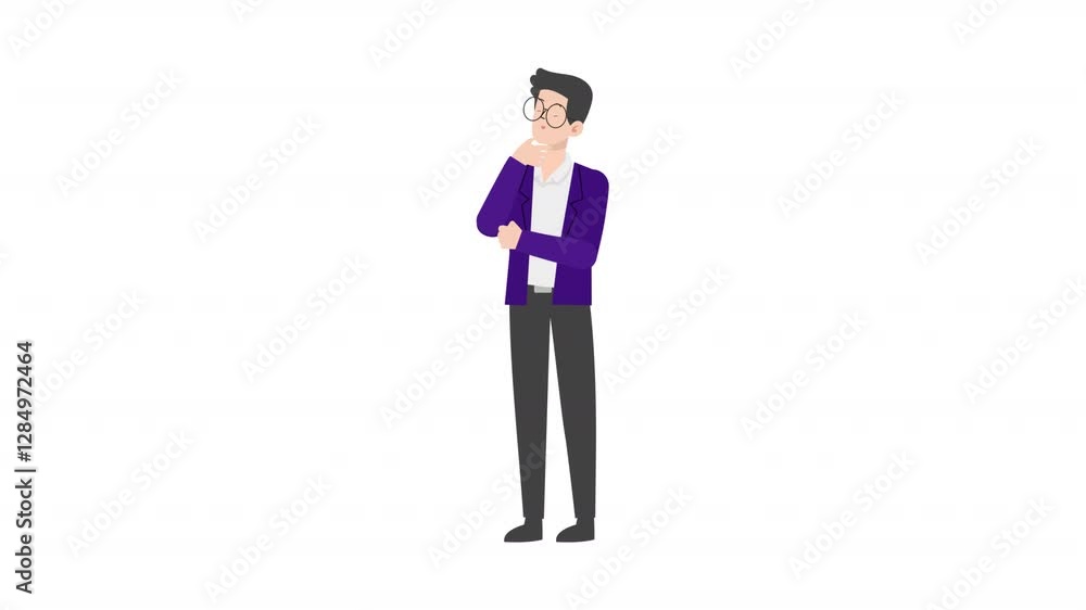 video man standing stressed cartoon animation
video man standing stressed cartoon animation