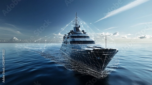 Connected Yacht:  A Luxurious Vessel Embracing Digital Innovation on the Open Ocean