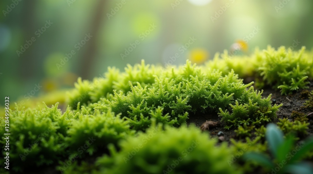 Close-up of vibrant green moss in a forest setting, showcasing its intricate textures. Perfect for nature-themed designs, backgrounds, and eco-related content. Close-up of vibrant green moss in a forest setting, showcasing its intricate textures. Perfect for nature-themed designs, backgrounds, and eco-related content.