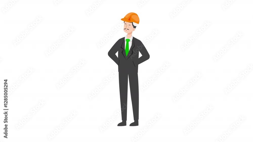 video engineer or architecture is standing and giving a lecture cartoon animation
video engineer or architecture is standing and giving a lecture cartoon animation