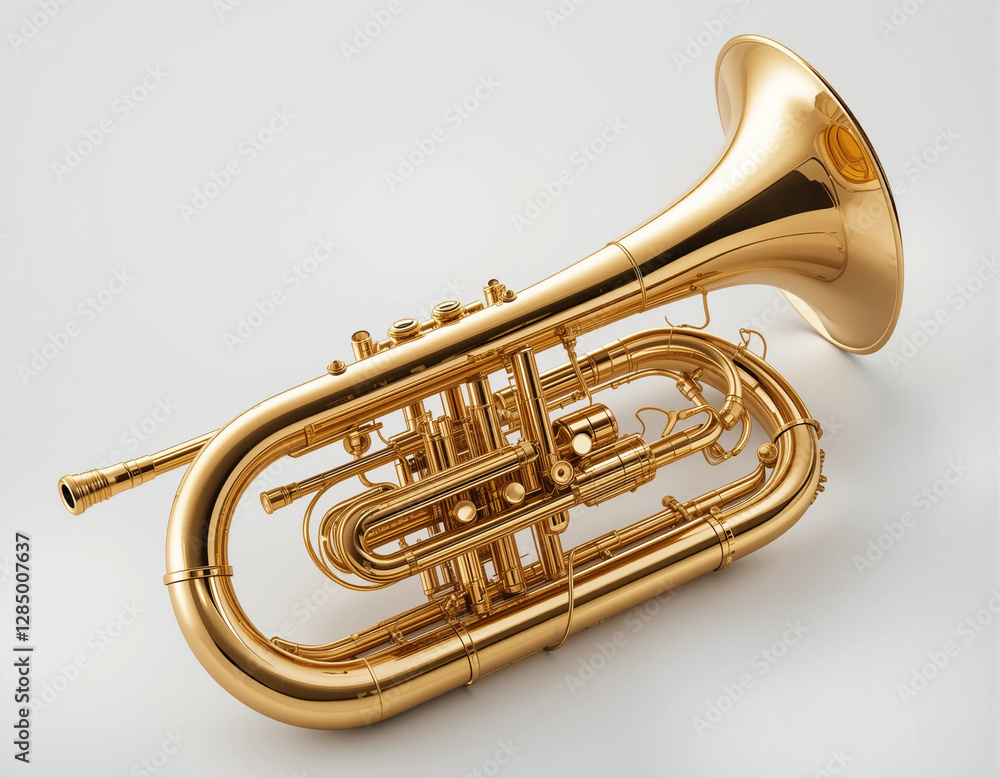 Obraz premium Brass Brilliance: The Power and Elegance of the Trumpet
