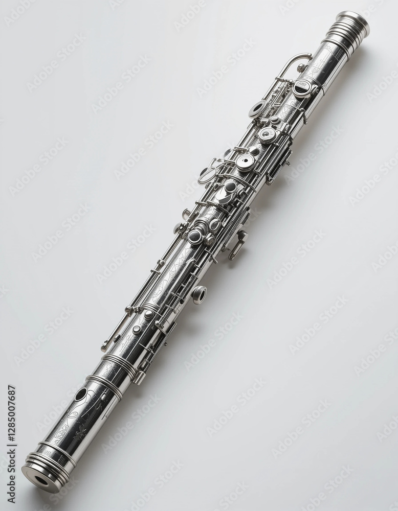 Fototapeta premium Ethereal Melodies: The Elegance of the Flute