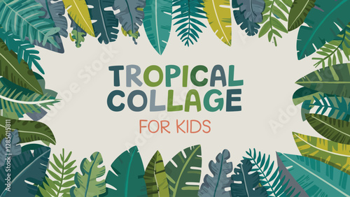 2d vector illustration technology , ai robot helping children at study pc and tablet , children background land escape 
