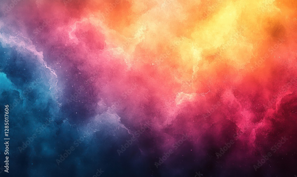 Fototapeta premium Abstract Gradient Background with Soft Blended Colors in Pastel Hues and Ethereal Light