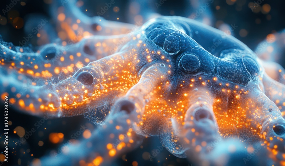 Omicron Variant Coronavirus 3D Visualization of Virus Structure Infection Disease Risk Transmission Omicron Variant Coronavirus 3D Visualization of Virus Structure Infection Disease Risk Transmission