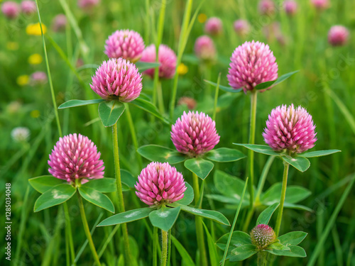 pink flowers in the garden. flower, nature, plant, purple, pink, summer, garden, thistle, flora, clover, flowers, spring, blossom, field, bloom, wild, meadow, grass, color, macro, beautiful, herb, pet