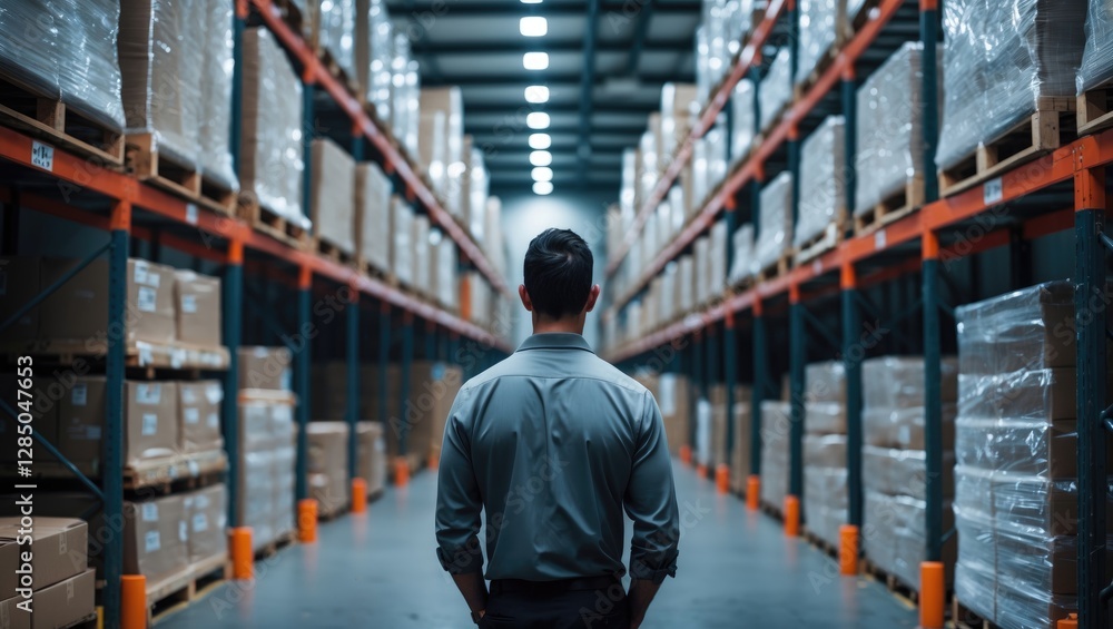 warehouse operations and logistics featuring a staff member warehouse operations and logistics featuring a staff member