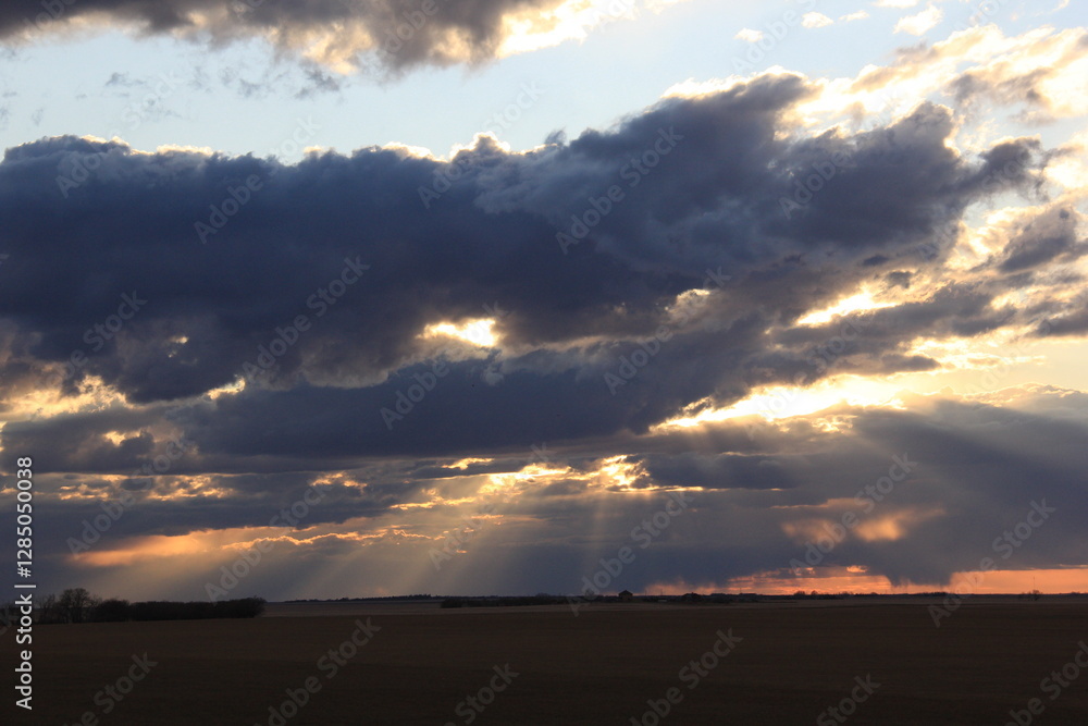 Obraz premium Saskatchewan Scenery Qu'Appelle Valley area
