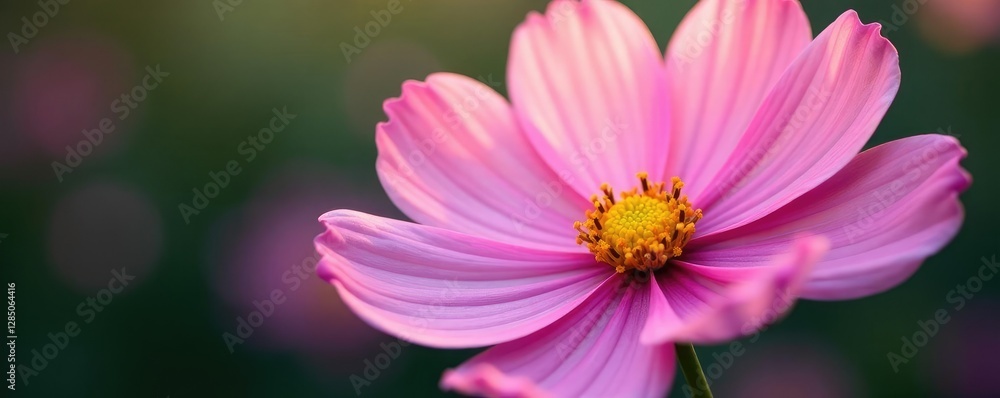 Soft pink cosmos petals unfolding to reveal intricate details inside, intricate, detail, flower Soft pink cosmos petals unfolding to reveal intricate details inside, intricate, detail, flower