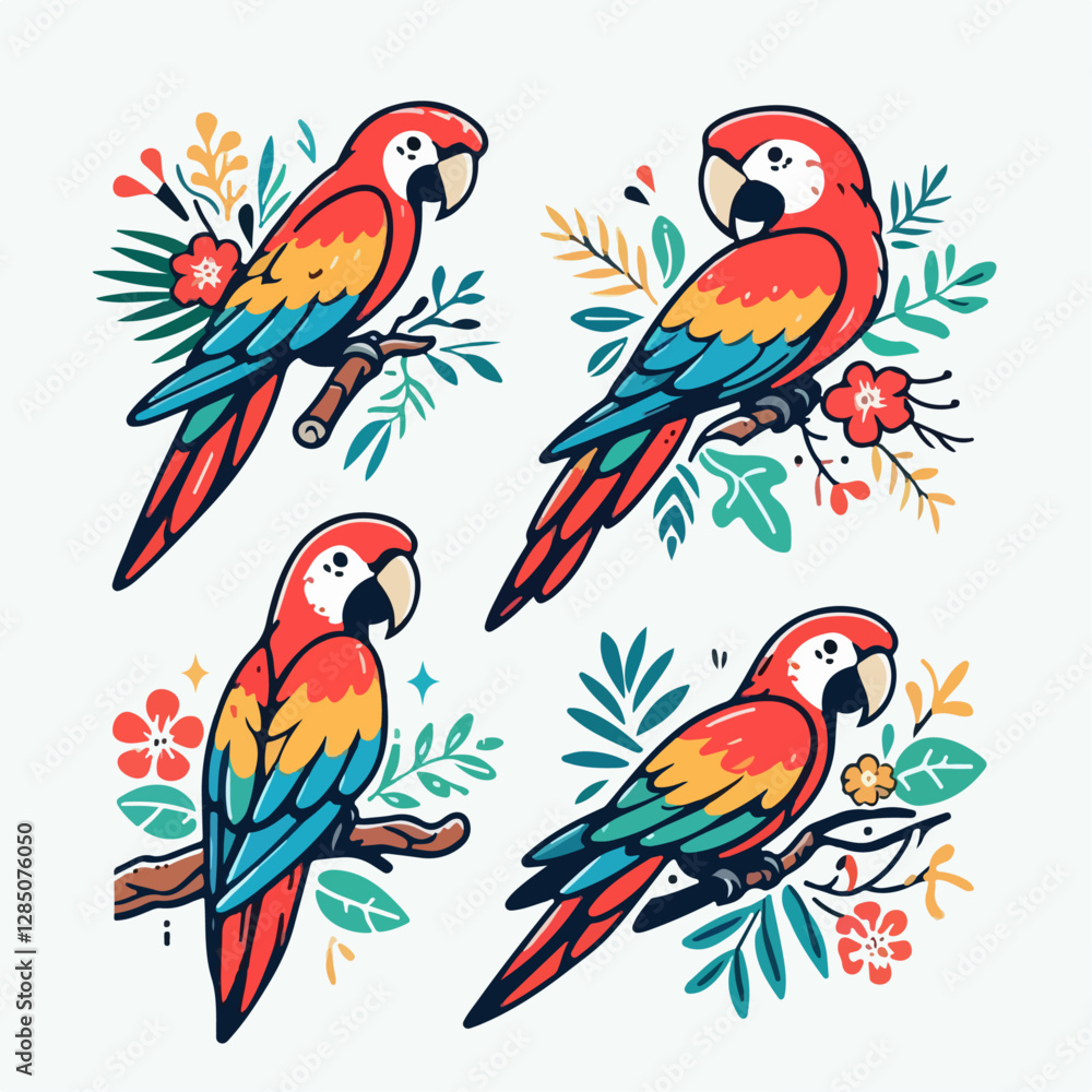 Obraz premium bird vector illustration