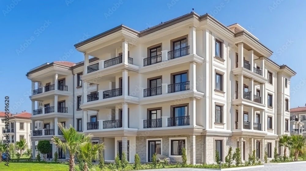 Luxury Apartments Complex: Mediterranean Style Architecture Luxury Apartments Complex: Mediterranean Style Architecture