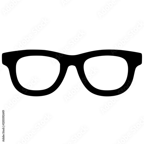 Simple glasses silhouette