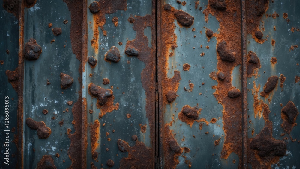 weathered and corroded metal panel background weathered and corroded metal panel background