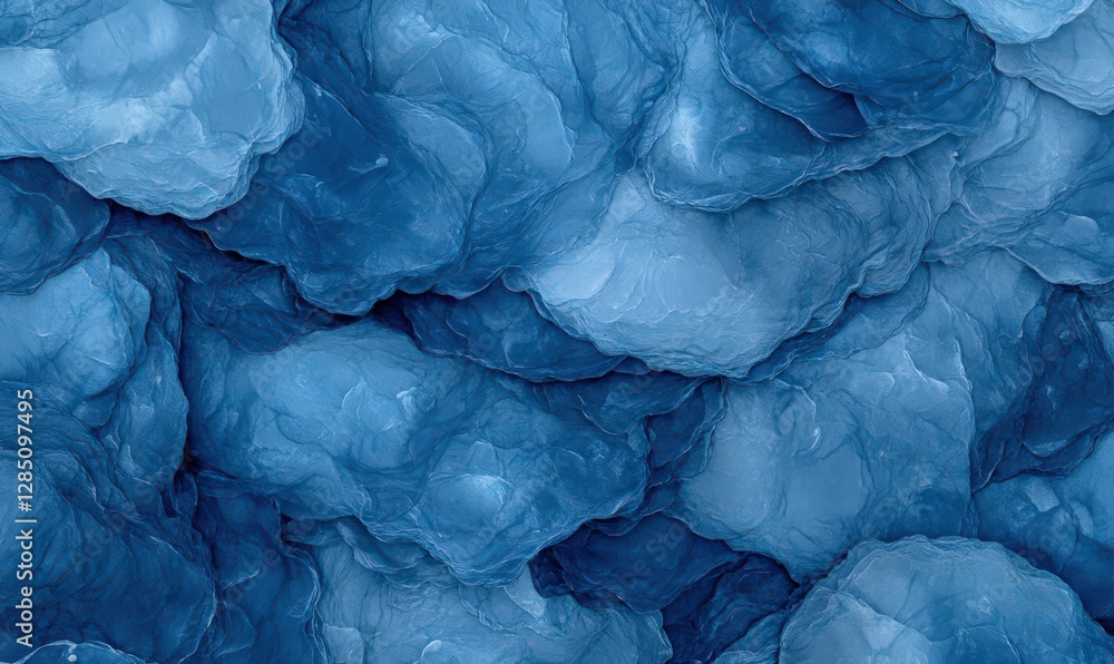 Fototapeta premium Abstract Blue Textured Background: Layered Shades and Surface Details