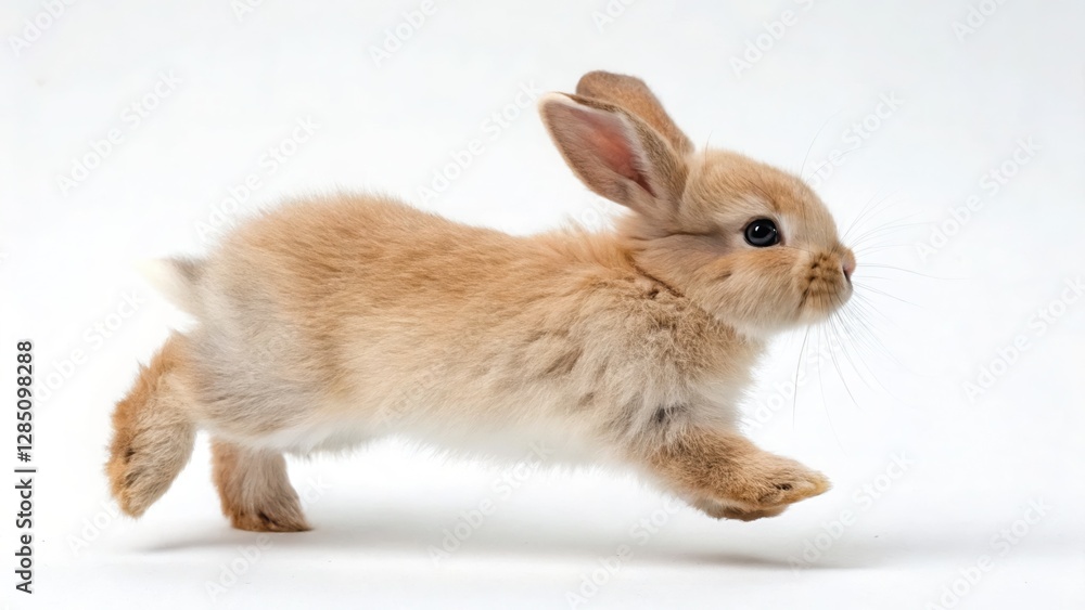 Obraz premium rabbit on white background