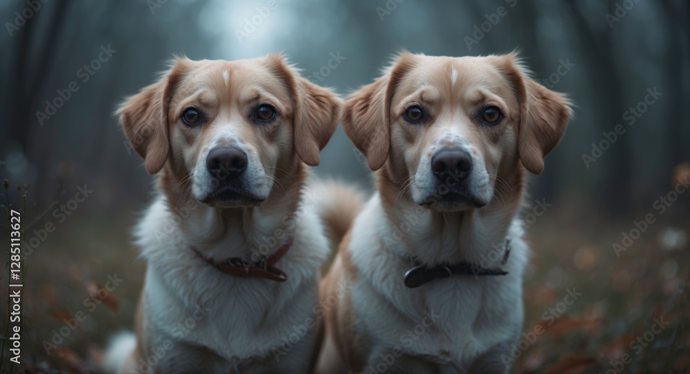 Charming pair of dogs Charming pair of dogs