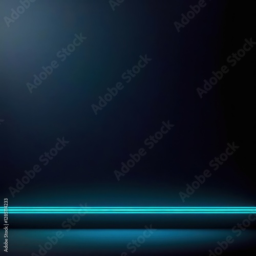 Wallpaper Mural Blue stripe is on the wall Torontodigital.ca