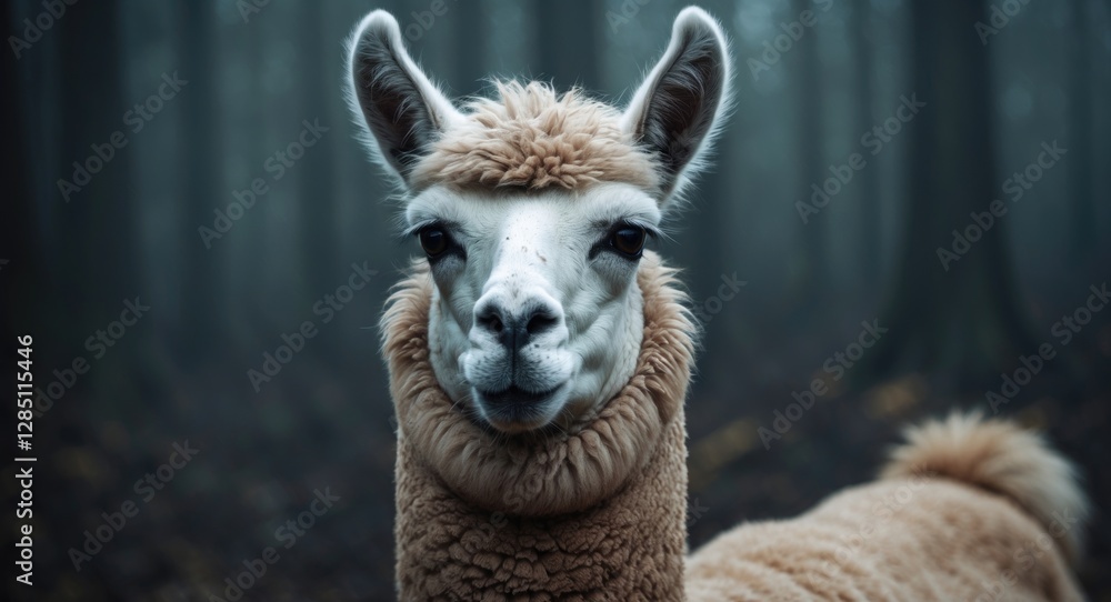 Obraz premium Llama close-up image