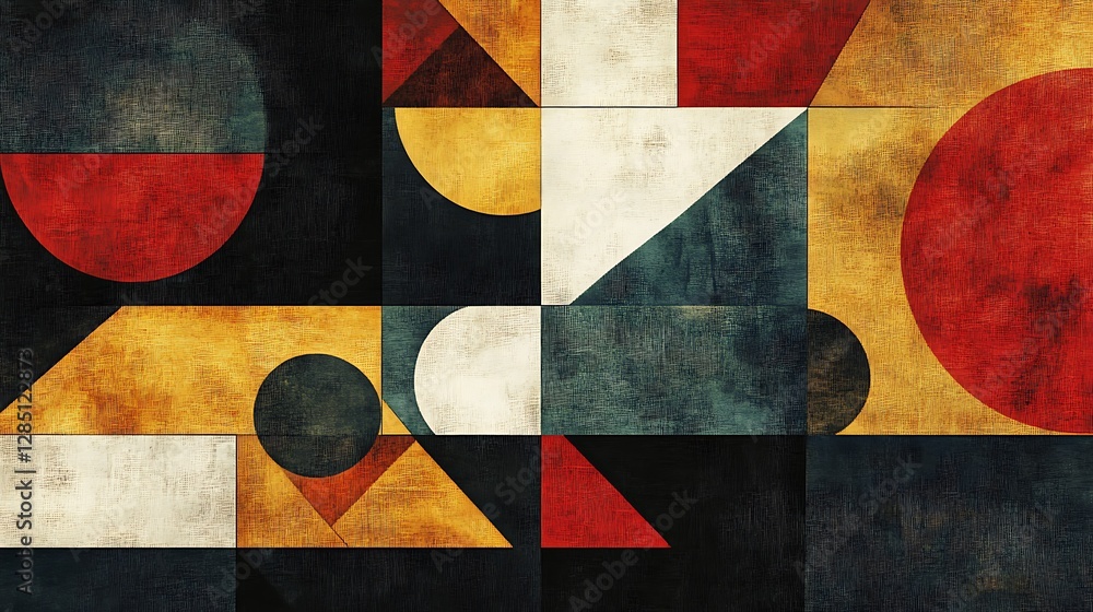 A Colorful Geometric Design with Bold Shapes
A Colorful Geometric Design with Bold Shapes