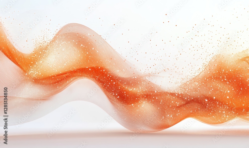 Fototapeta premium Abstract Digital Motion Background, Generative AI